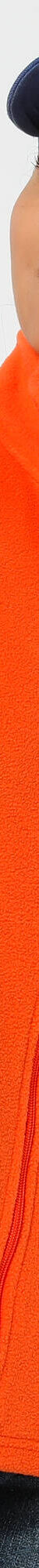 Veste polaire zippée manches longues (orange) Veste polaire zippée manches longues (orange)